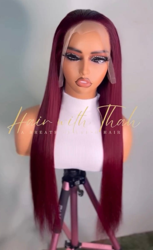24” Burgundy Dark 180%