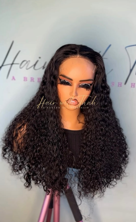 24” 5*5 HD Lace Gluless Wig